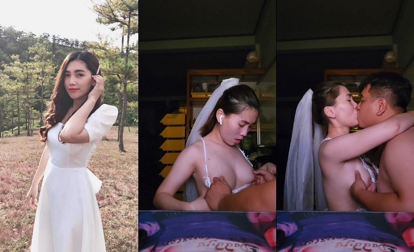 phim sex châu âu da trắng Nay em mặc đồ cô dâu nhìn nứng quá